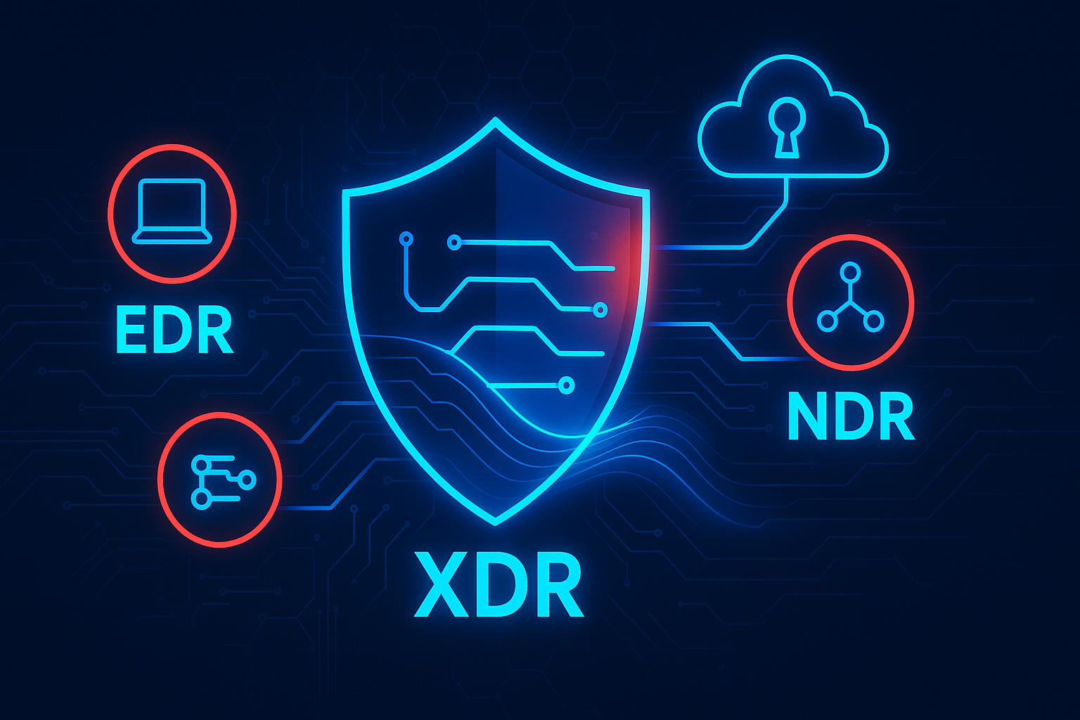 EDR، NDR و XDR چیست؟ مقایسه و راهنمای کامل دفاع سایبری مدرن برای مقابله با حملات پیشرفته